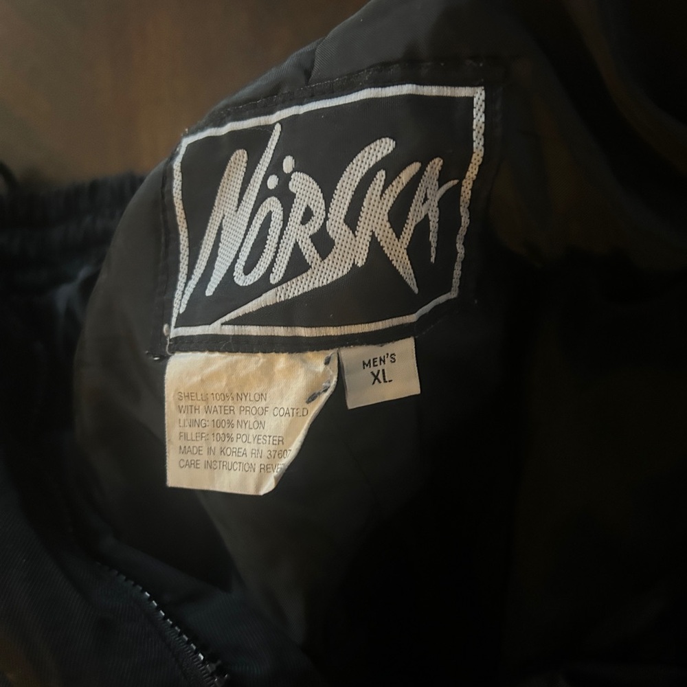 Norska Men's Black Ski Pants, lined. XL